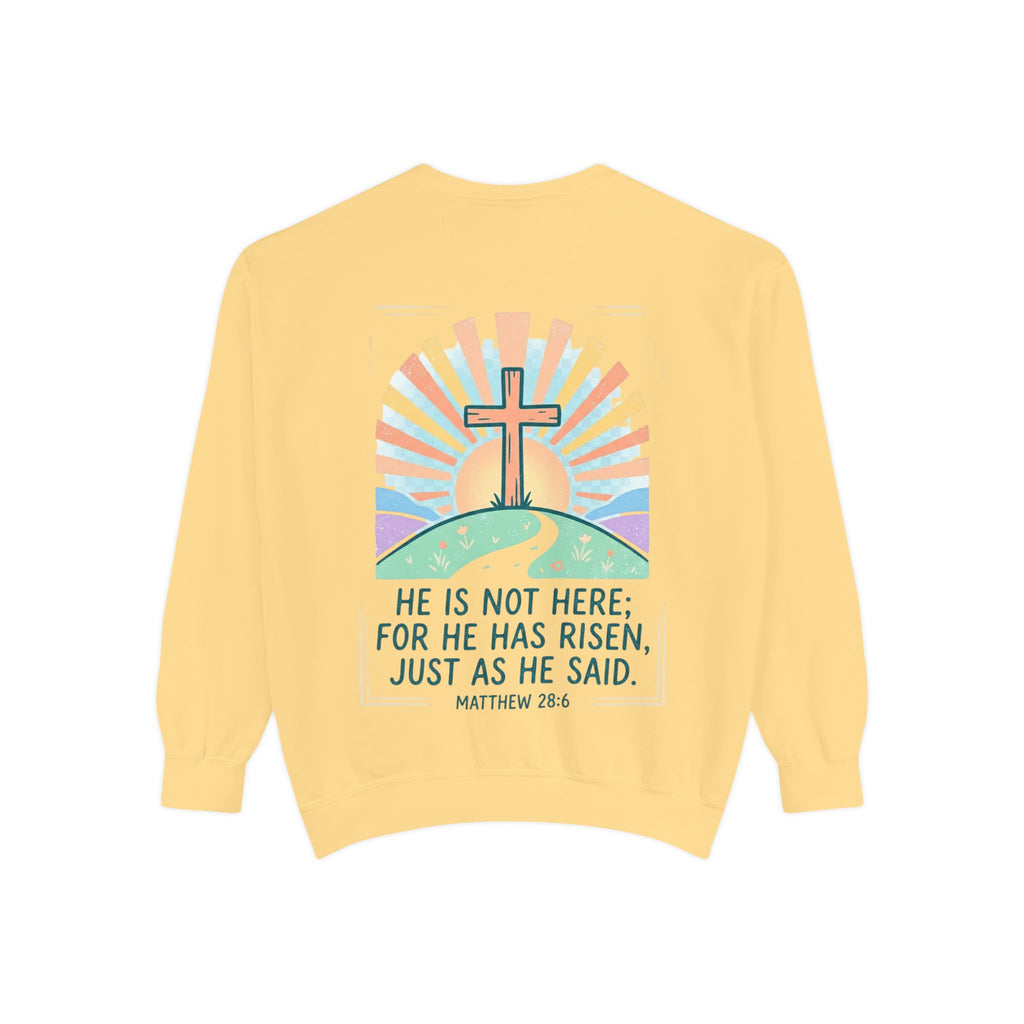 He Is Risen Sunrise | Crewneck Sweatshirt