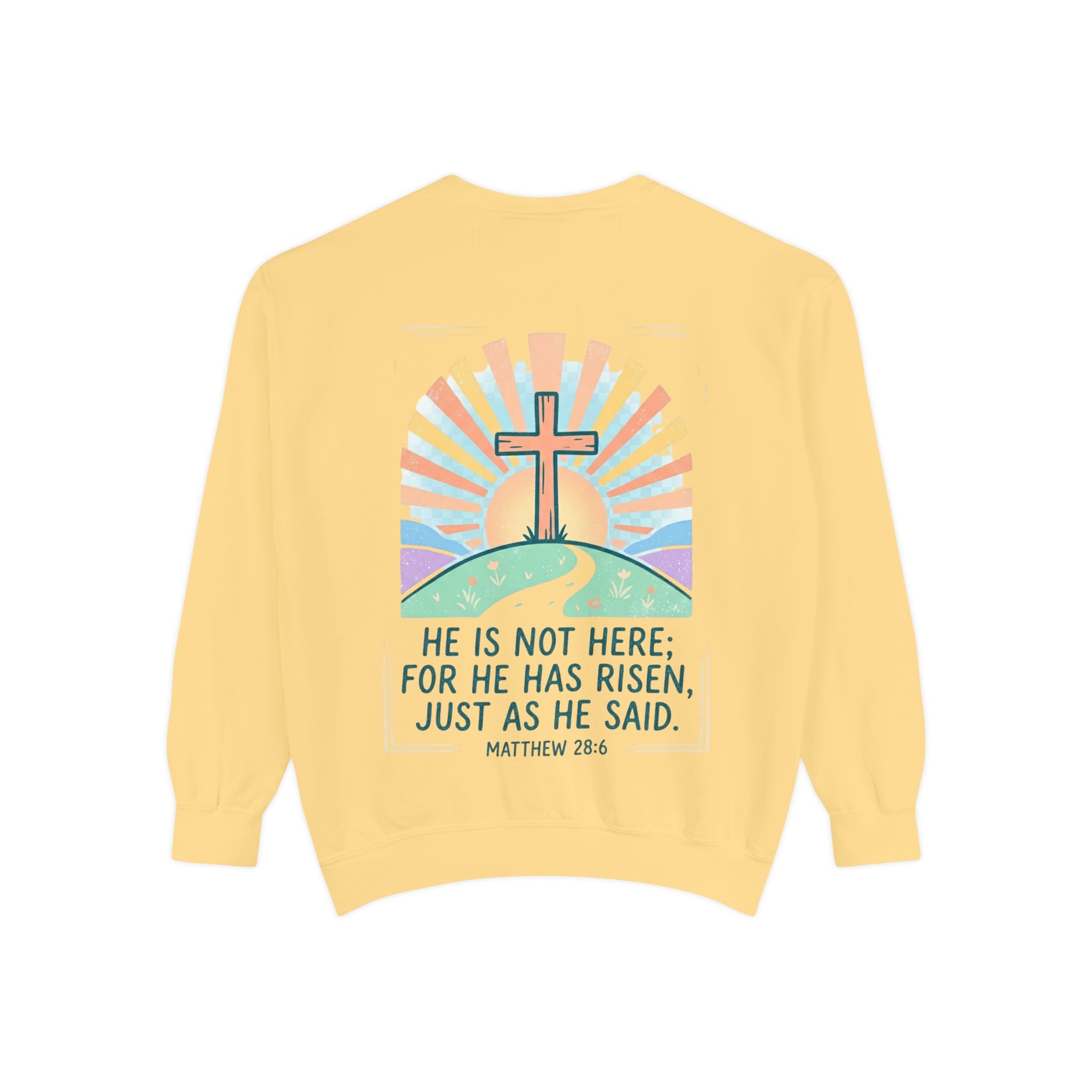 He Is Risen Sunrise | Crewneck Sweatshirt