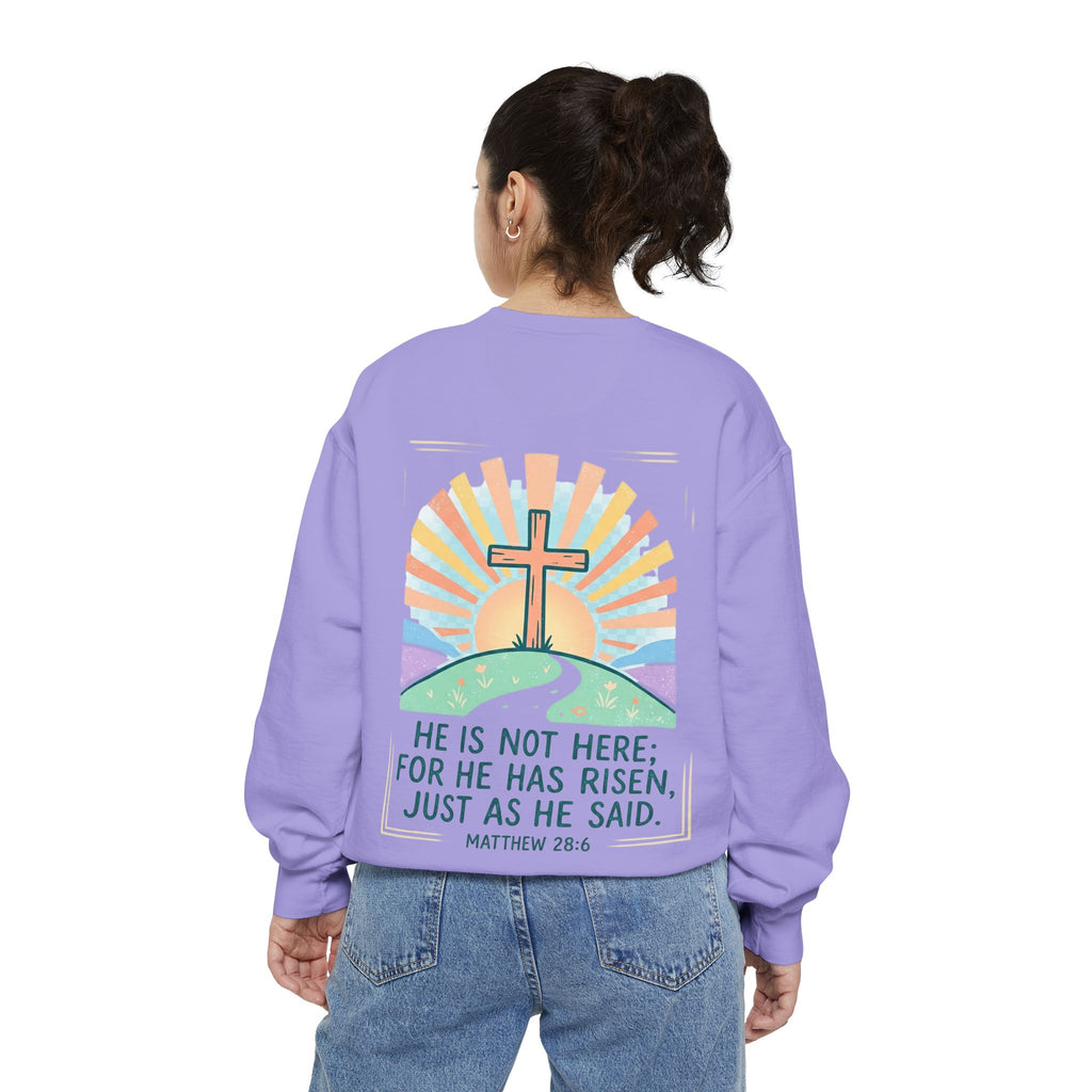 He Is Risen Sunrise | Crewneck Sweatshirt