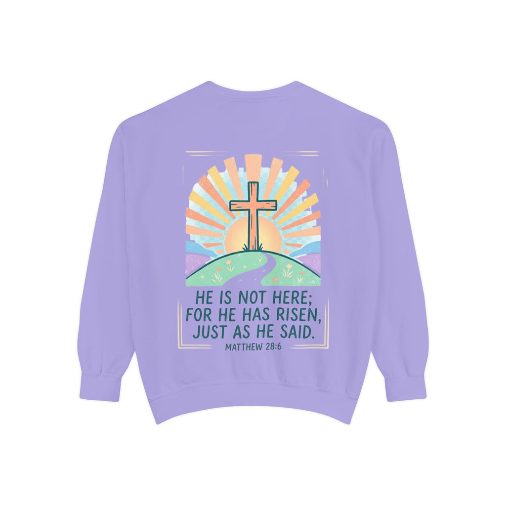 He Is Risen Sunrise | Crewneck Sweatshirt